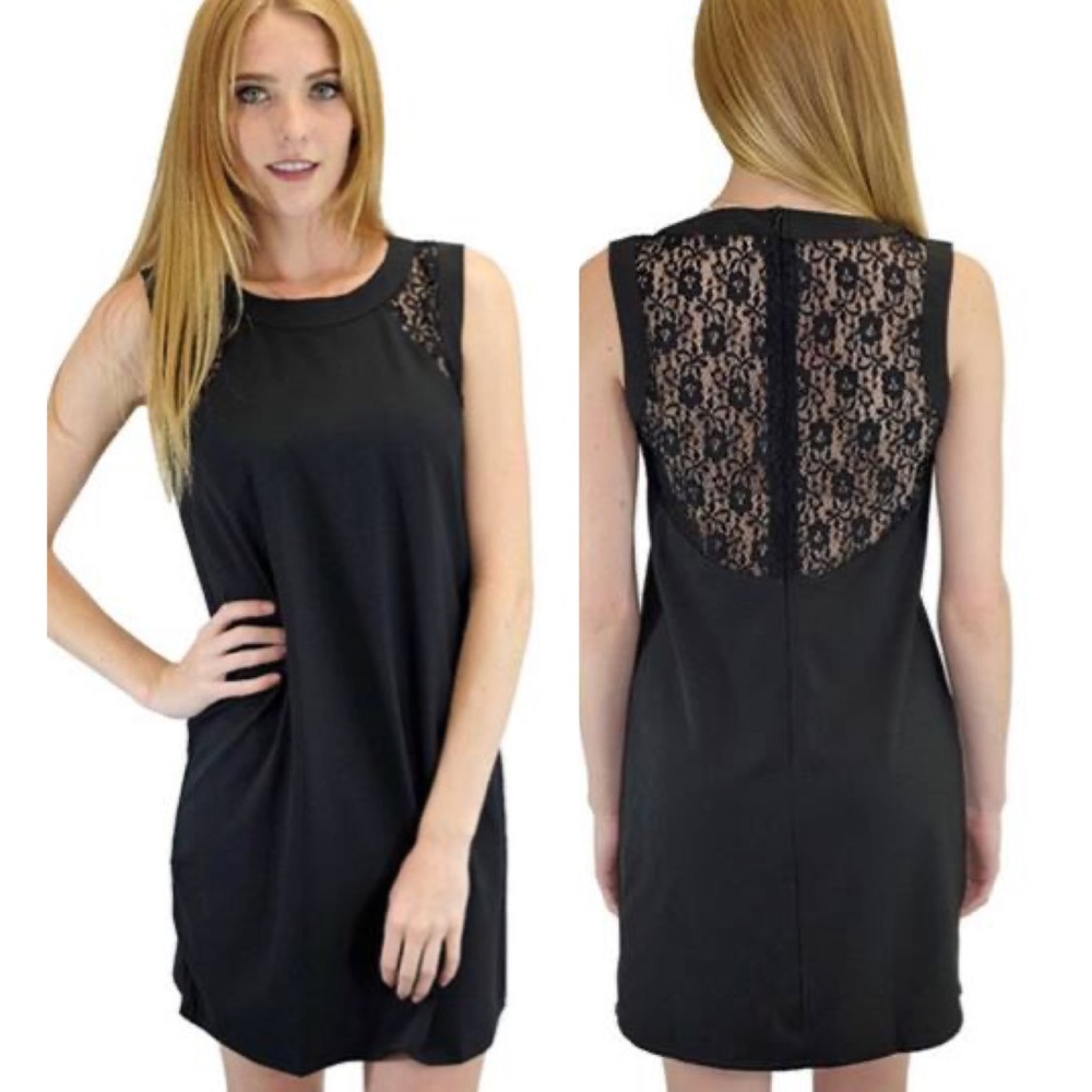 Relished Women's Dainty Dara Black Lace Dress
